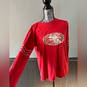 Reebok NFL 49ers Women’s “Vintage” XL Long Sleeve Sports Shirt